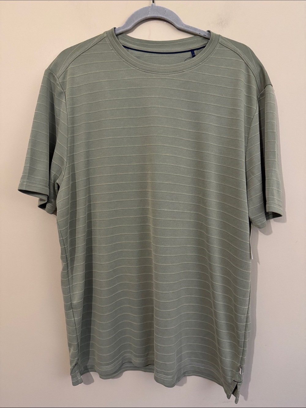 Tommy Bahama Rio Breeze T-Shirt, Green Stripes, size Large